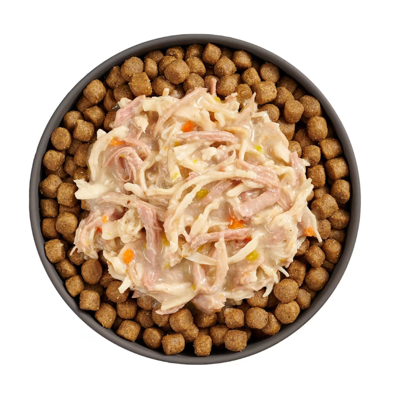 Go Cat Booster Weight Management Shredded Chicken + Duck in Broth