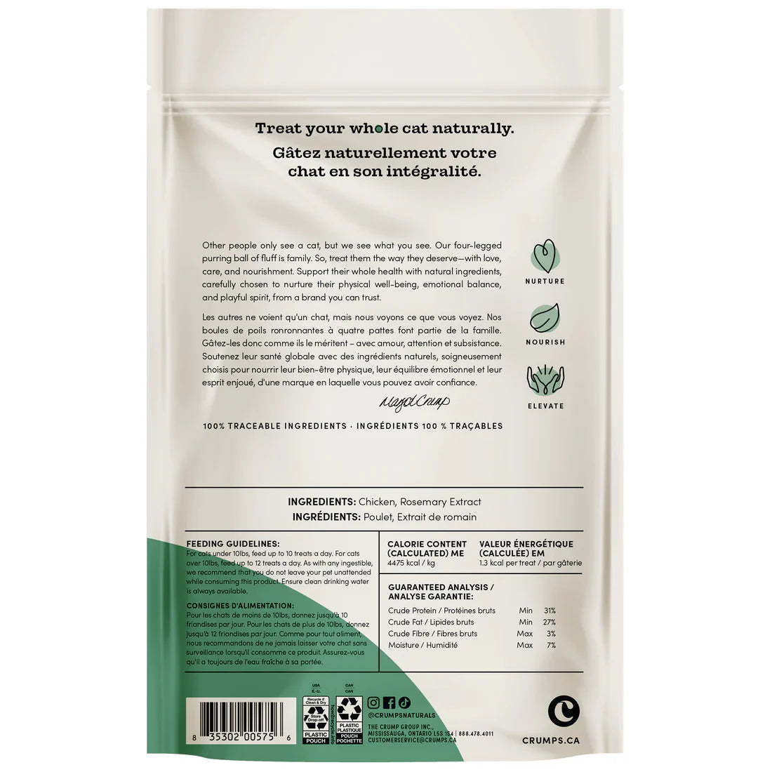 Crumps Cat Freeze Dried Chicken Treats