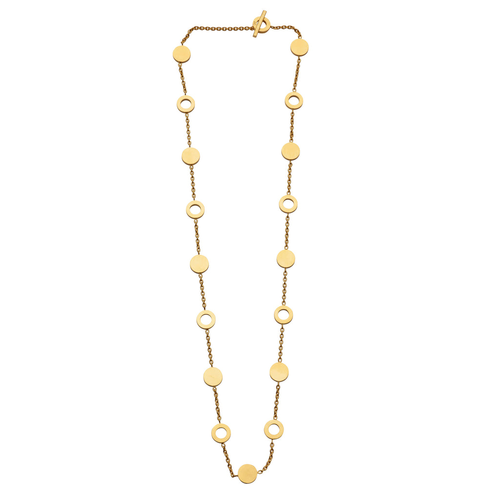 F 164 - Circle & Disc Necklace