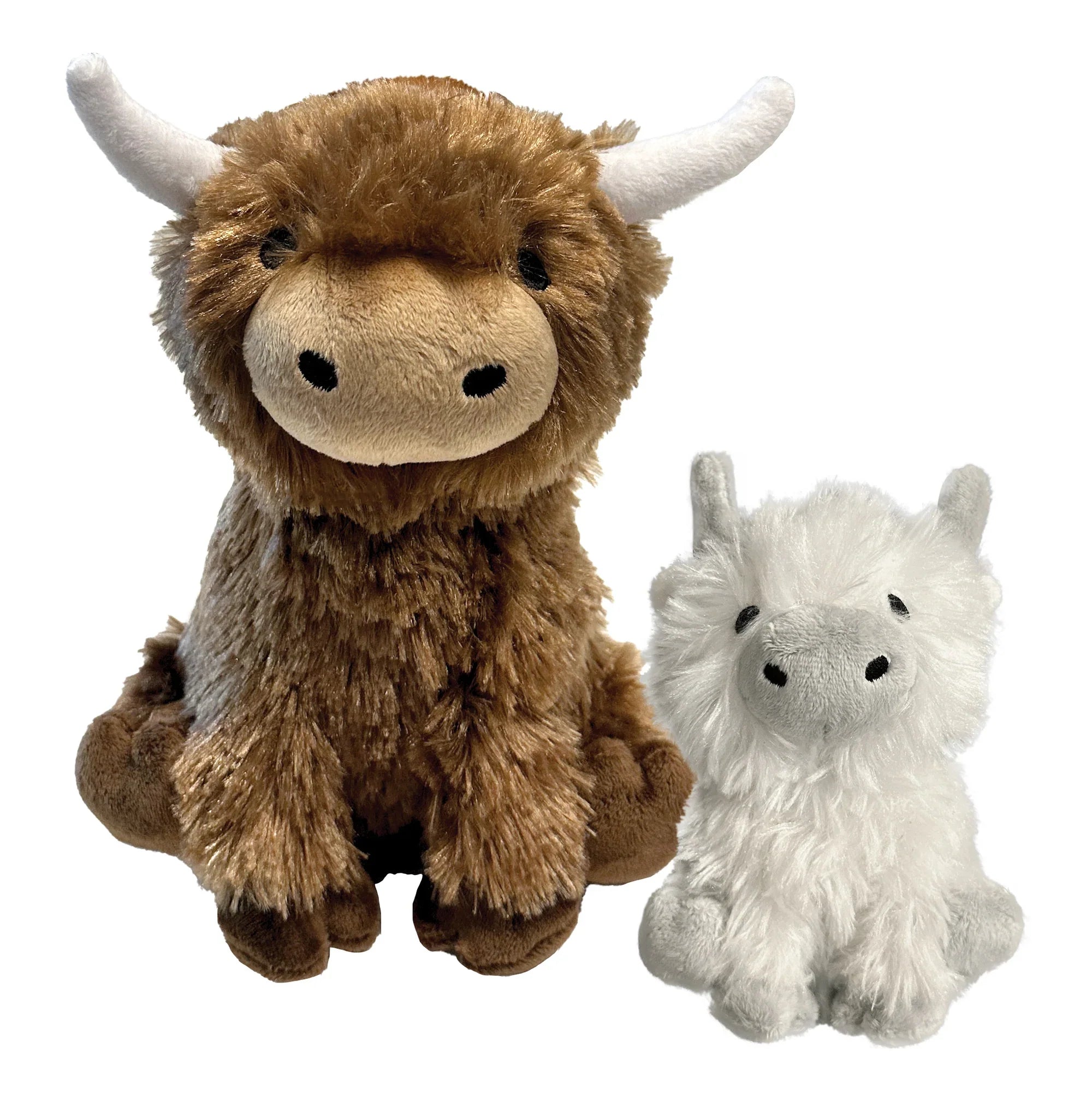 foufou Plushie Dog Toy Highland Cow