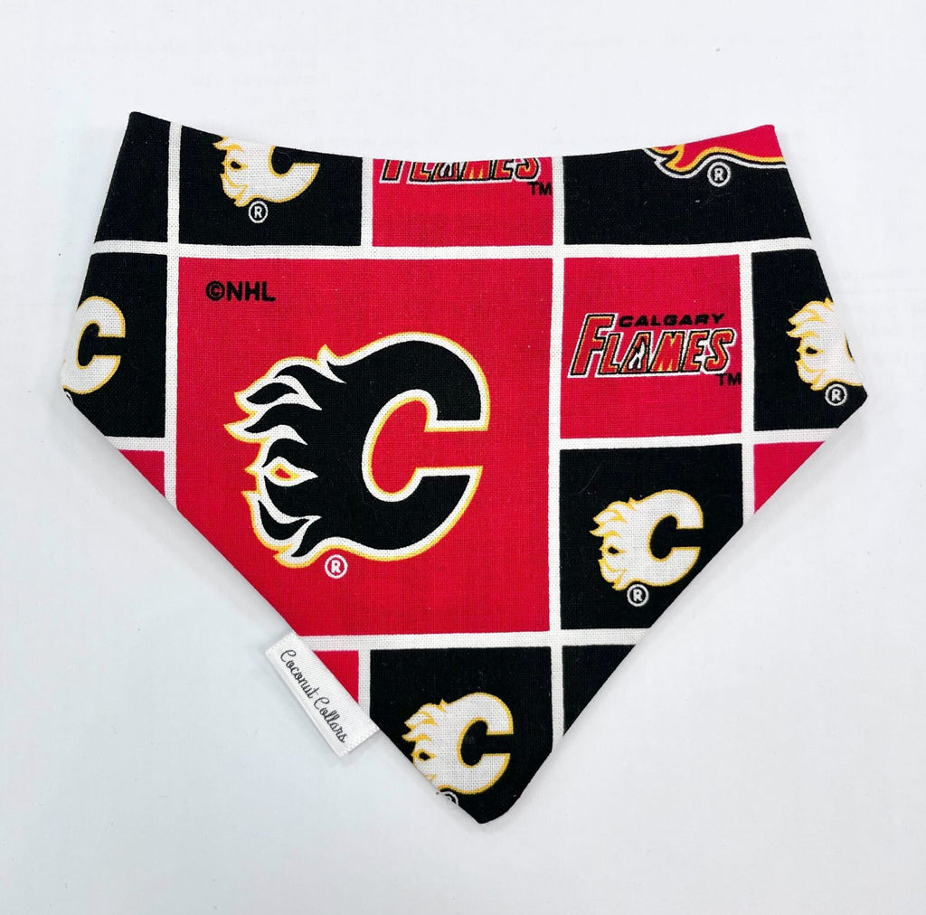 Coconut Collars Bandana Calgary Flames
