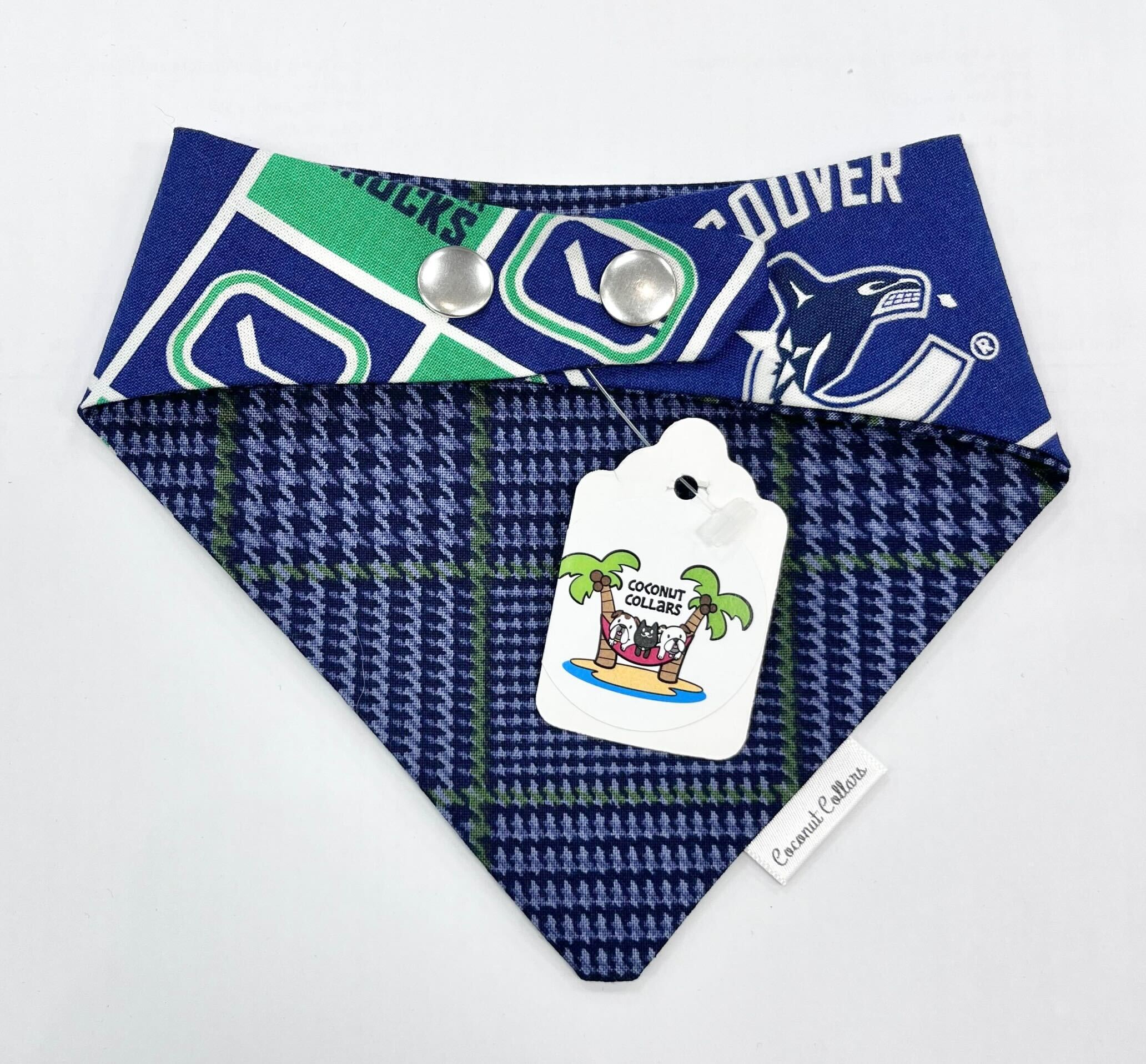 Coconut Collars Bandana Vancouver Canucks