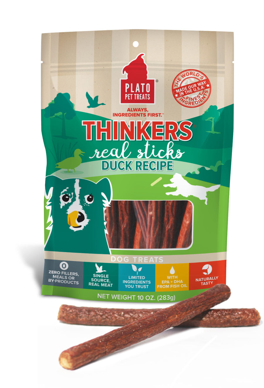 Plato Thinkers Duck Meat Sticks