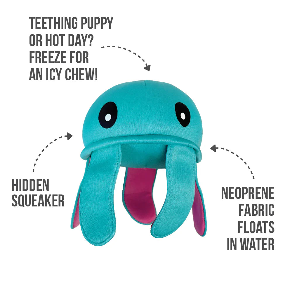 foufou Freeze 'n Float Dog Toy Jellyfish