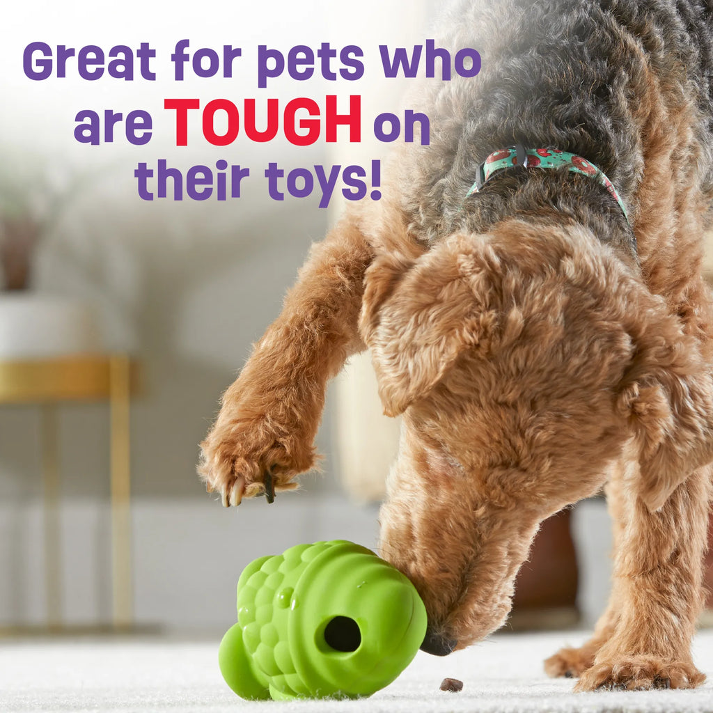 Brightkins Dog Toy Tough & Tumble Gnome Treat Dispenser