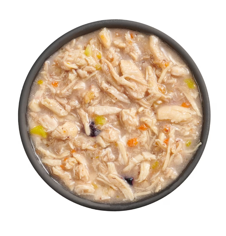Go Dog Booster Immune Shredded Chicken + Salmon in Broth