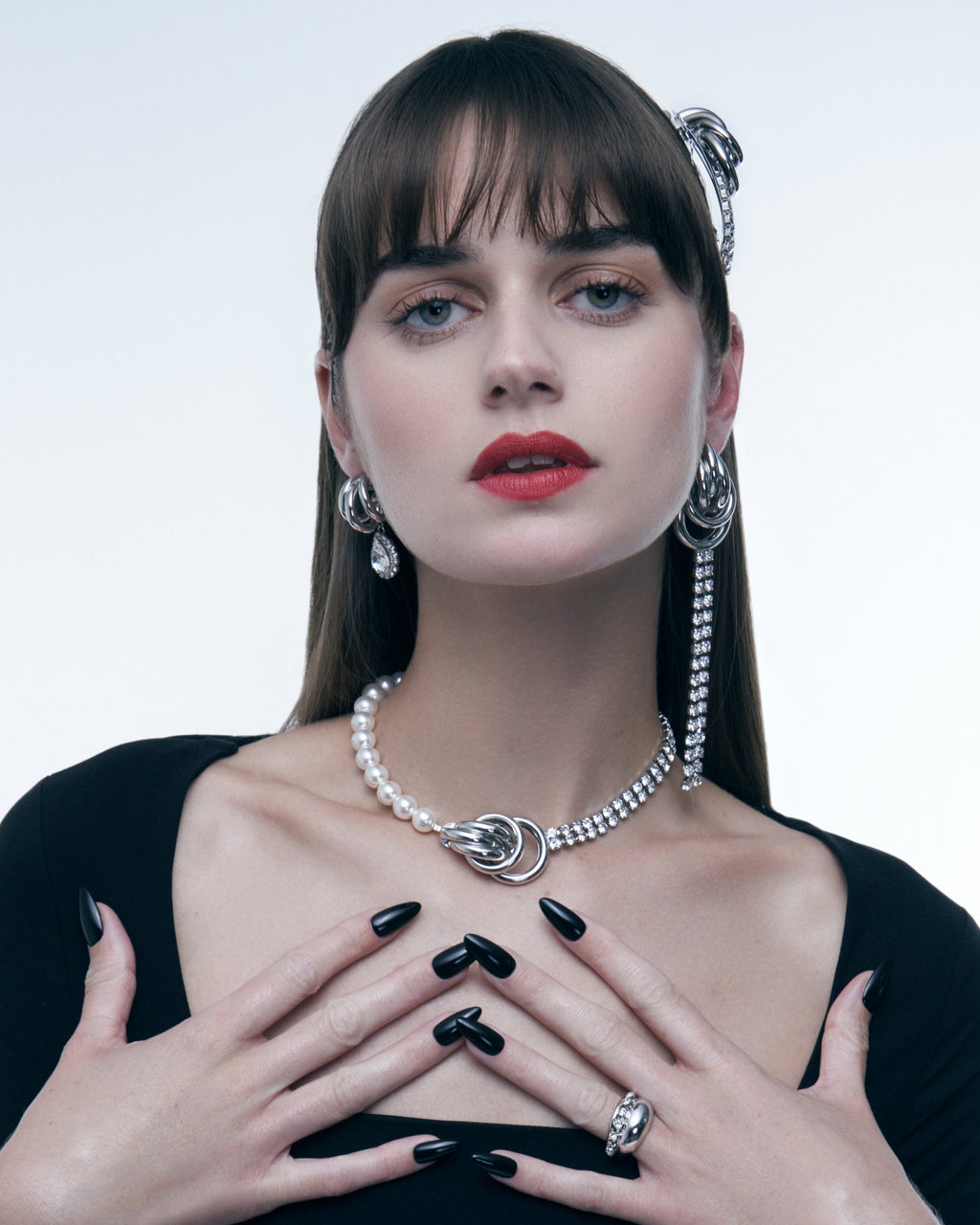 Cristal Fringe Earrings